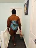 Ankara Panel Dress