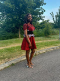 Aku Peplum Dress