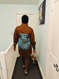 Ankara Panel Dress