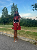 Aku Peplum Dress