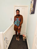 Ankara Panel Dress
