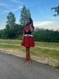 Aku Peplum Dress