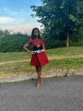 Aku Peplum Dress