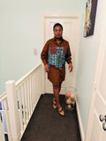 Ankara Panel Dress