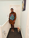 Ankara Panel Dress