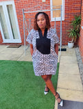 Mini Kaftan Monochrome