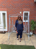 Walida Harem Set Blue