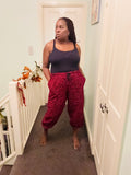 MJ Ankara Crop Pants