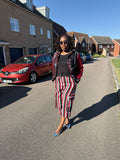 MJ 3/4 Aso Oke Pants