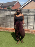 Walida Harem Pants - Coffee
