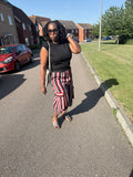 MJ 3/4 Aso Oke Pants