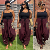 Walida Harem Pants - Coffee