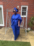 MJ Raw Silk BouBou - Blue