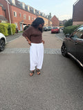 MJ Harem Pants - White