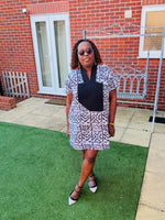 Mini Kaftan Monochrome
