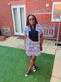 Mini Kaftan Monochrome