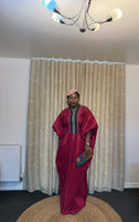 MJ Raw Silk BouBou - Fuschia Pink