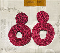 MJ Rattan Earrings