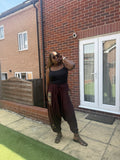 Walida Harem Pants - Coffee