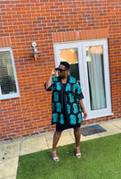 Green Danfo Kimono