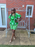 Titi Green Shorts Set