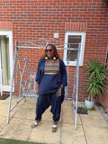 Walida Harem Set Blue