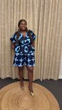 Titi Blue Shorts Set