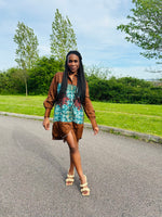 Ankara Panel Dress