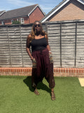 Walida Harem Pants - Coffee