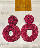 MJ Rattan Earrings