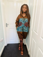 Ankara Panel Dress