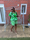 Titi Green Shorts Set
